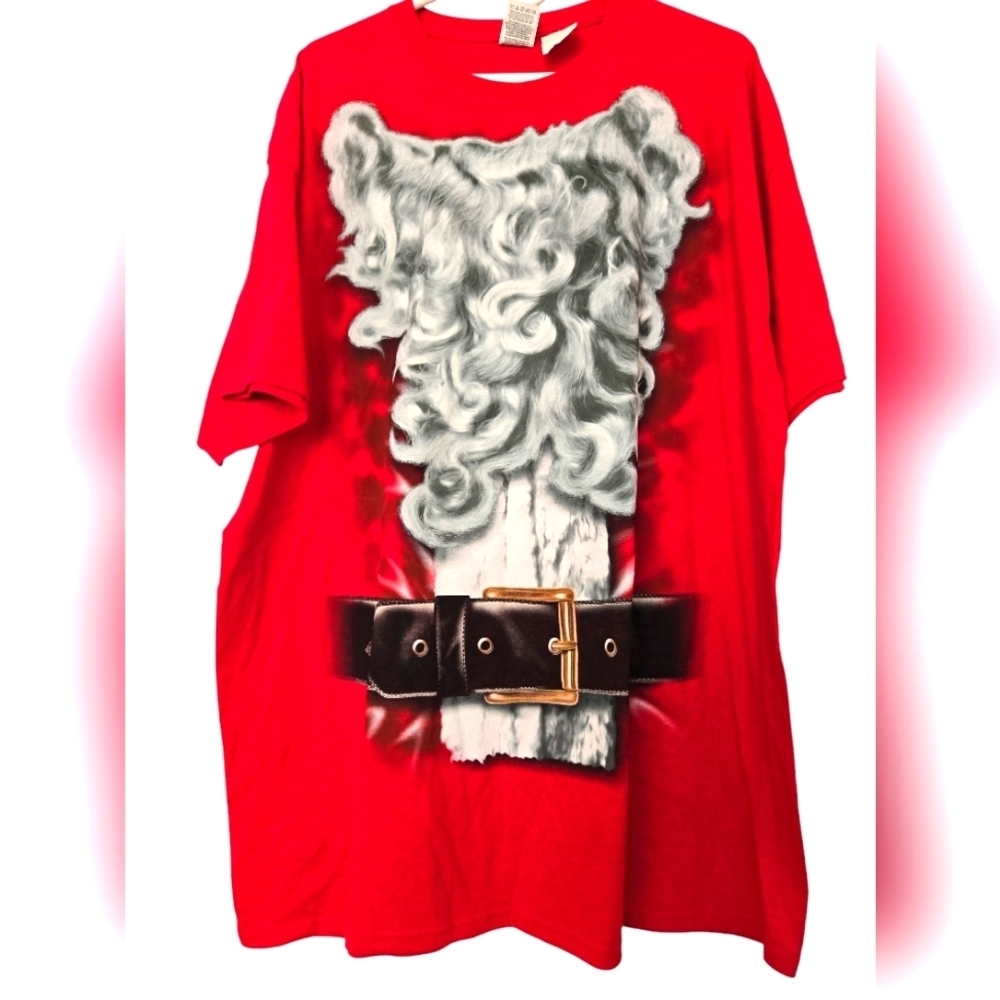 NWT Santa face mens tee size 2X - Picture 1 of 3